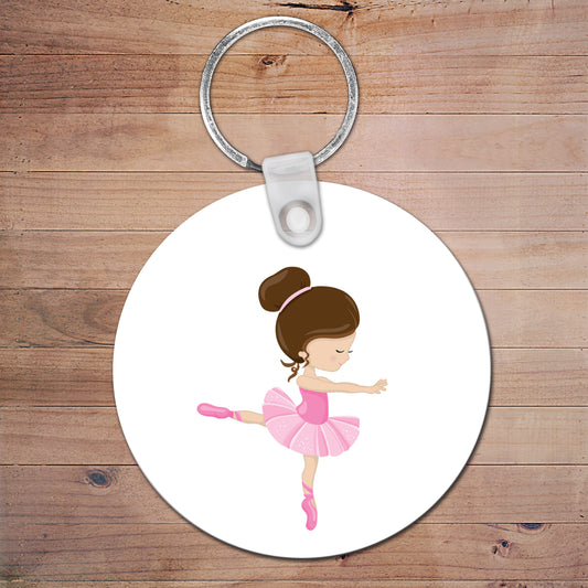 Ballerina Personalised Bag Tag