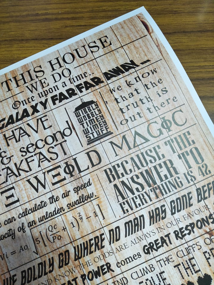 We Do Geek Print