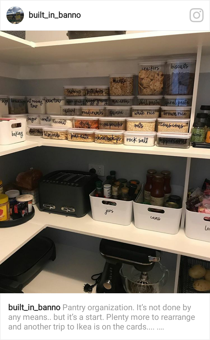 Pantry Label Pre-made set