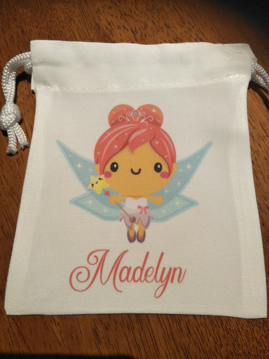 Tooth Fairy Bags - pink Hair