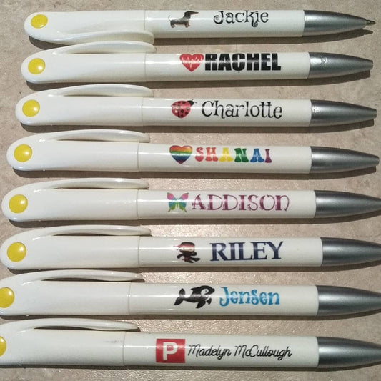 Personalised Pens - 2 pen pack