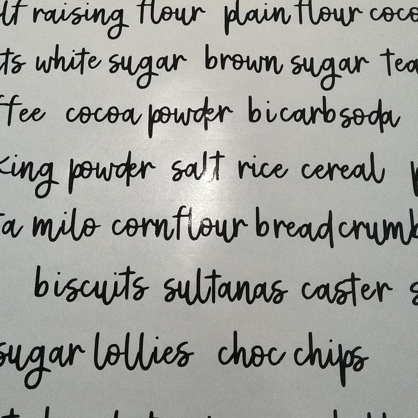 Pantry Label Pre-made set