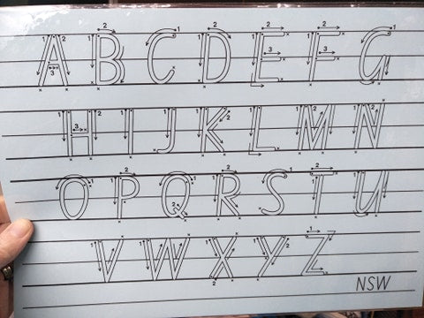 Reusable Alphabet Learning Set