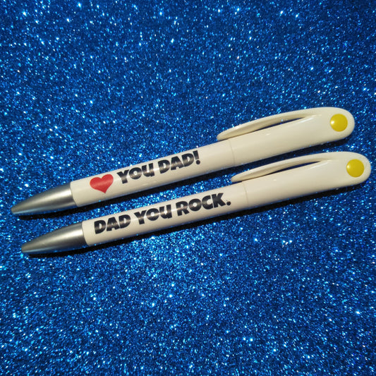 Personalised Pens for Father's Day! - 2 pen pack