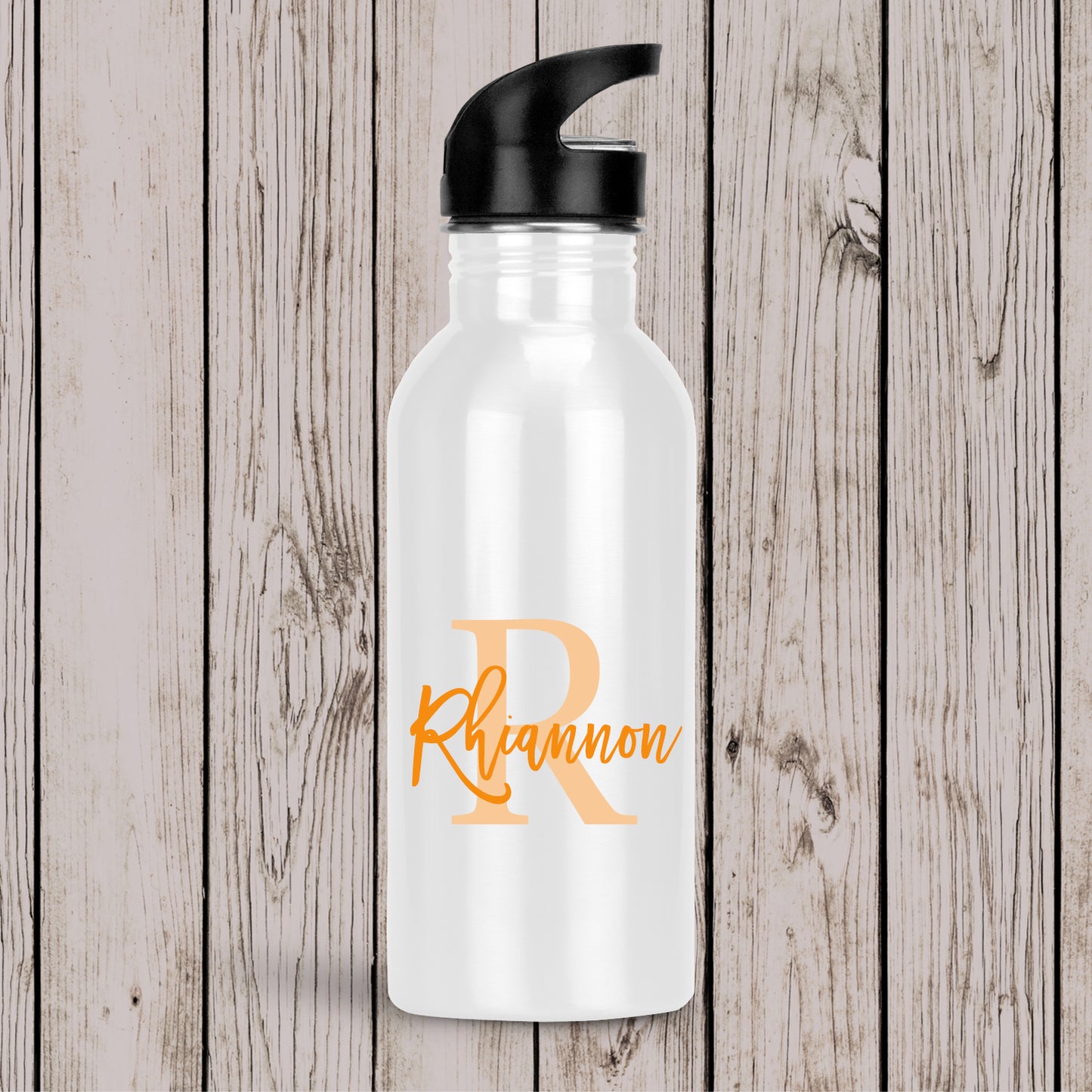 Monogram Drink Bottle Orange