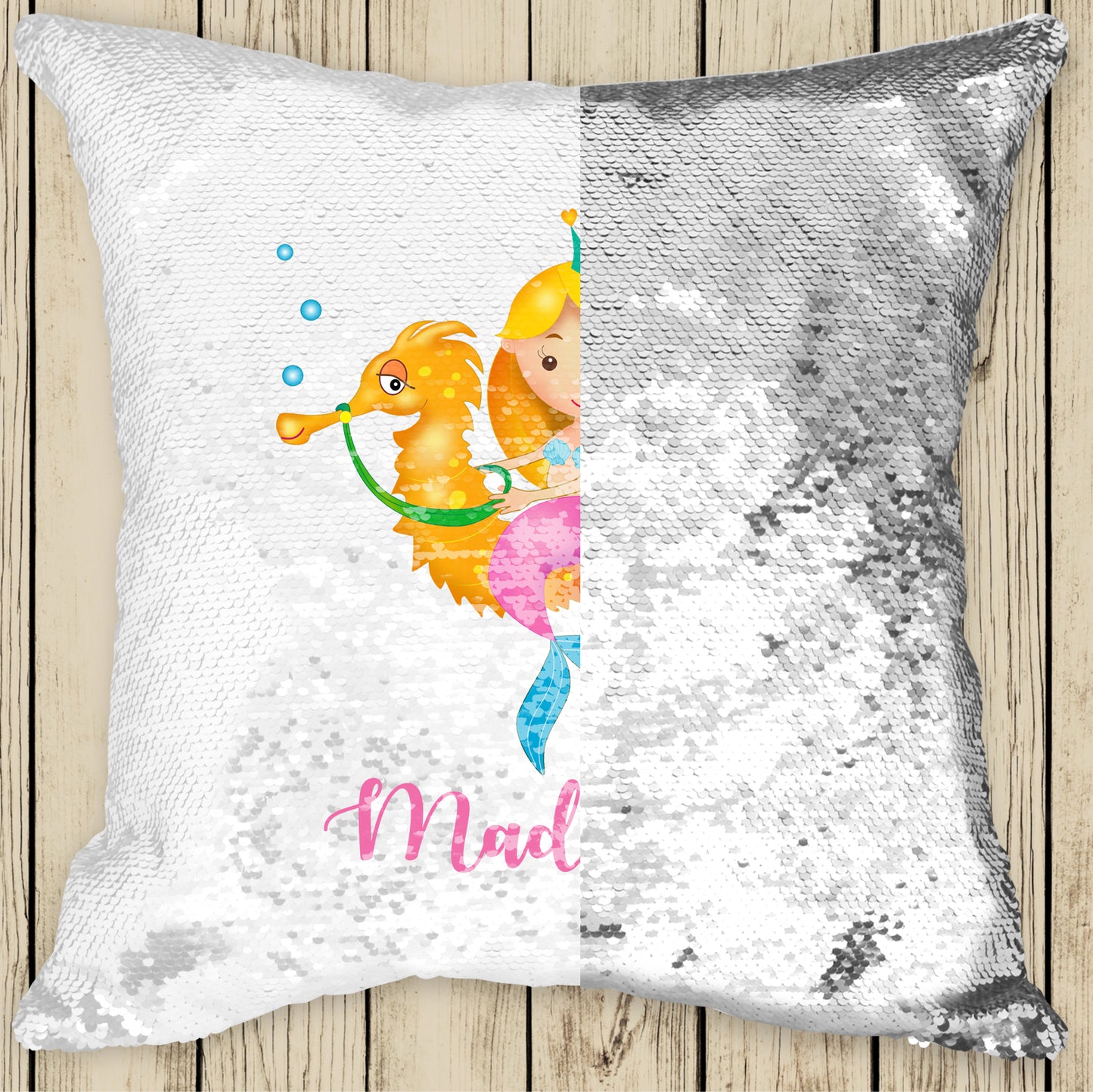 Sequin Cushion Cover - Love you to the Moon