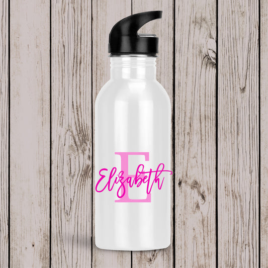 Monogram Drink Bottle Pink