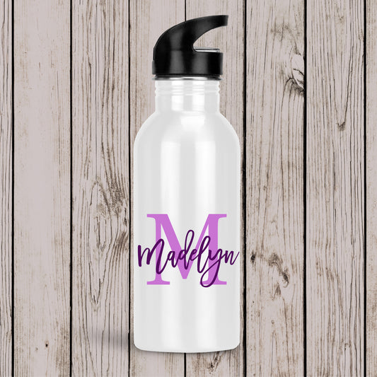 Monogram Drink Bottle Purple