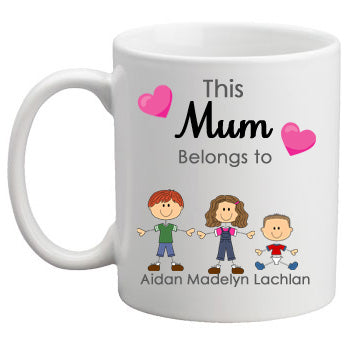 Belongs to - personalised Mothers Day Mug