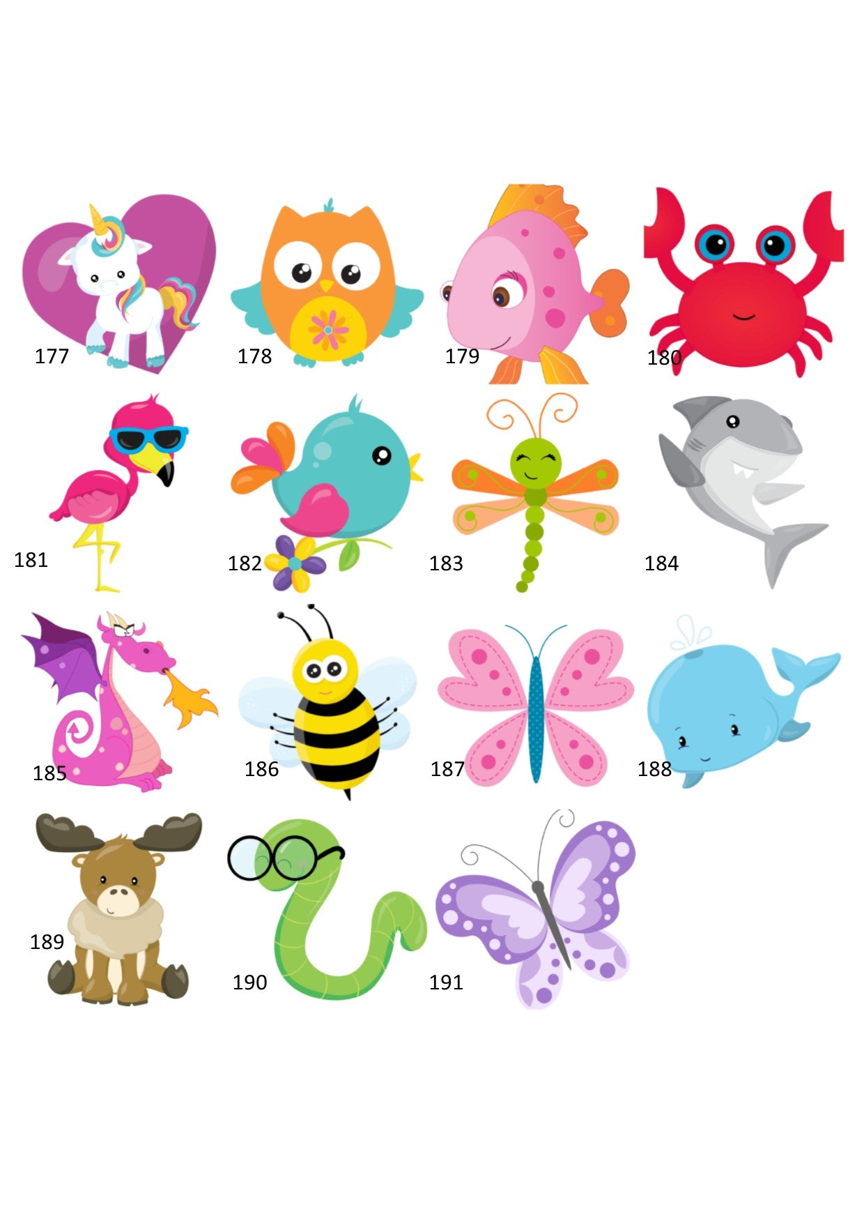 Set of 3 Personalised Bag Tags Plastic Round 6cm - 250+ Designs!
