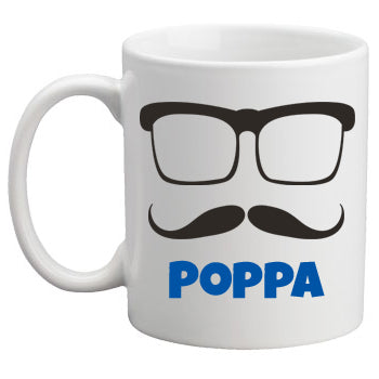 Father's day Glasses and Moustache Mug