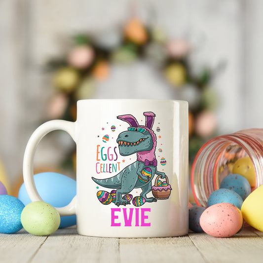 Blue Easter Trex Mug