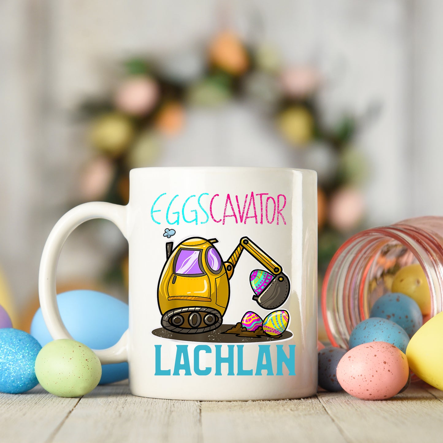 Easter Eggscavator Mug