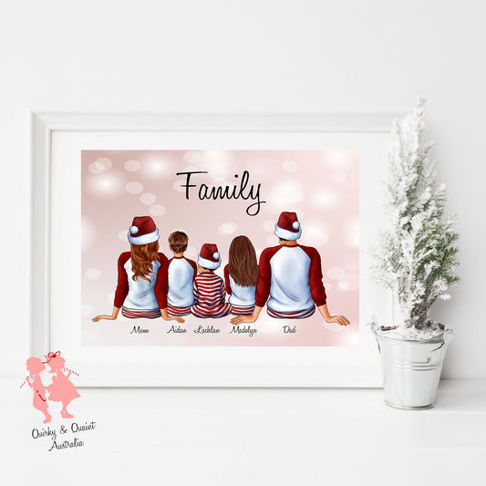 Christmas Family Print