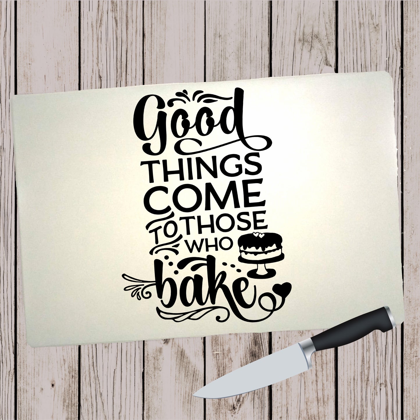 Glass Cutting Board - Those who Bake