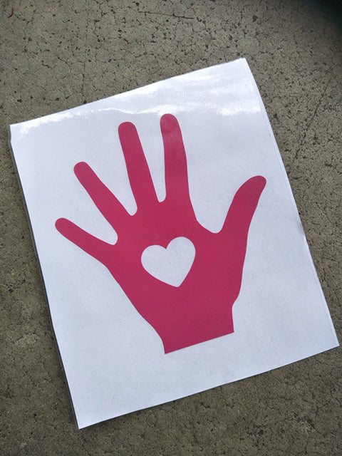 Car safety Hand sticker – QuirkyandQuaint Australia