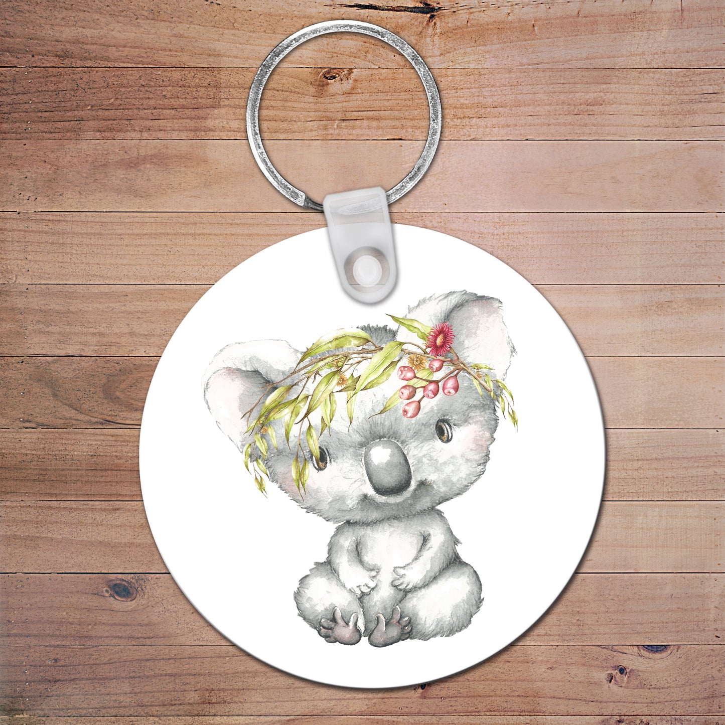 Set of 3 Personalised Bag Tags Plastic Round 6cm - 250+ Designs!