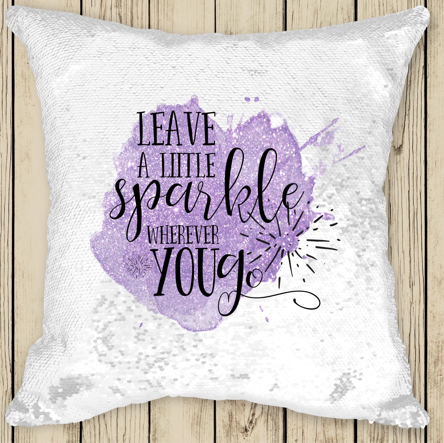 Sequin Cushion Cover - Leave a Little Sparkle