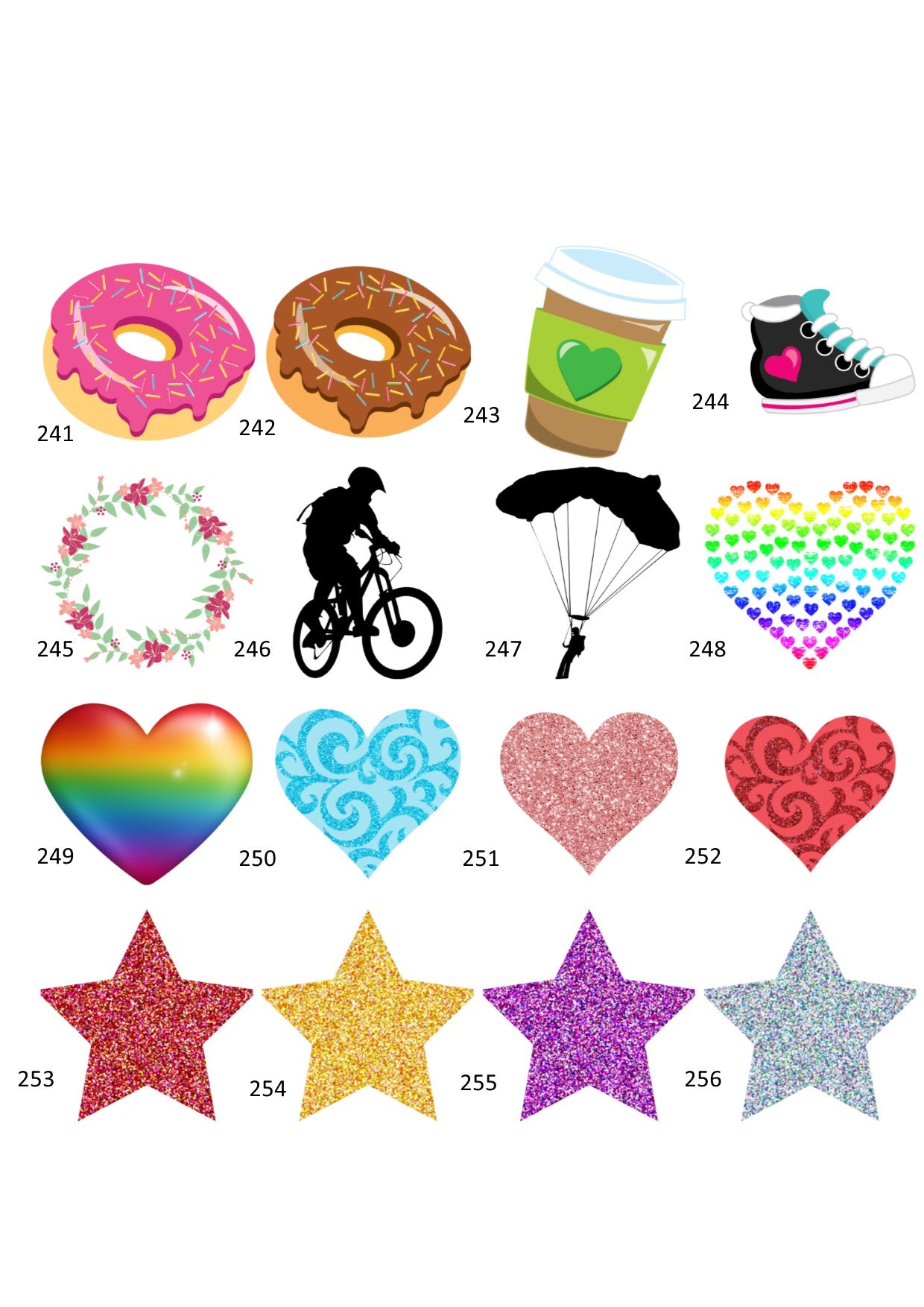 Set of 3 Personalised Bag Tags Plastic Round 6cm - 250+ Designs!