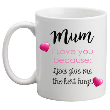 Personalised Mug - Love you because
