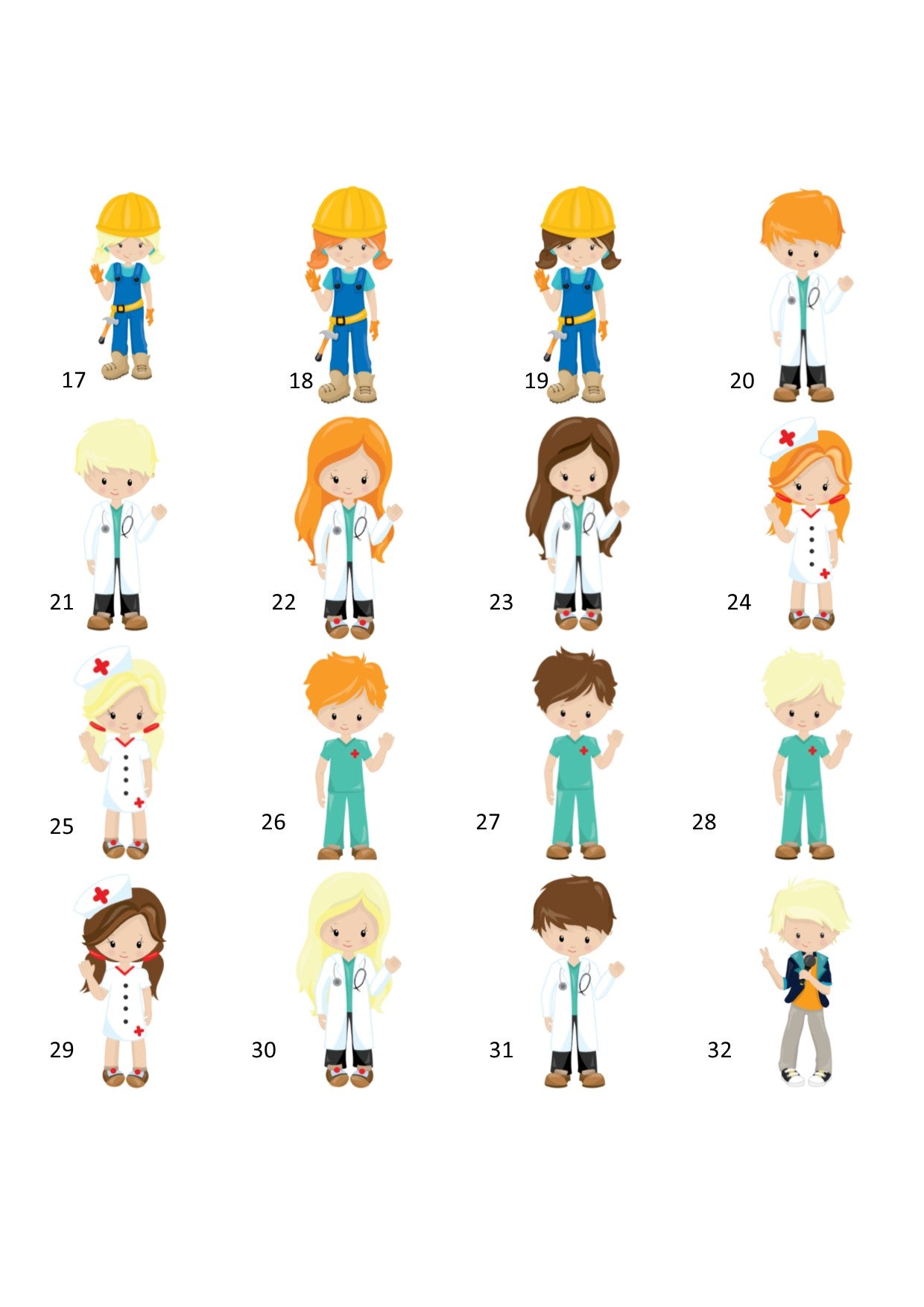 Personalised Bag Tags Plastic Round 6cm - 250+ Designs!