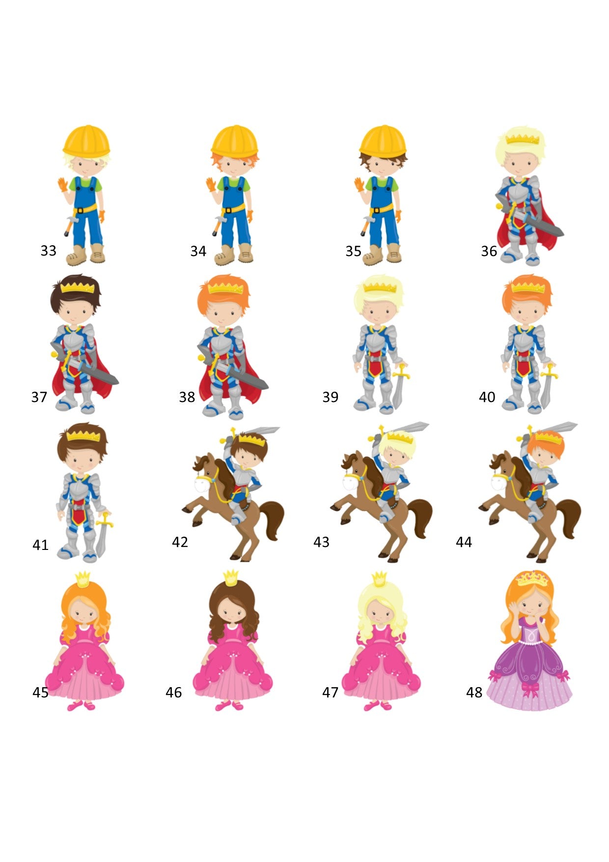 Set of 3 Personalised Bag Tags Plastic Round 6cm - 250+ Designs!