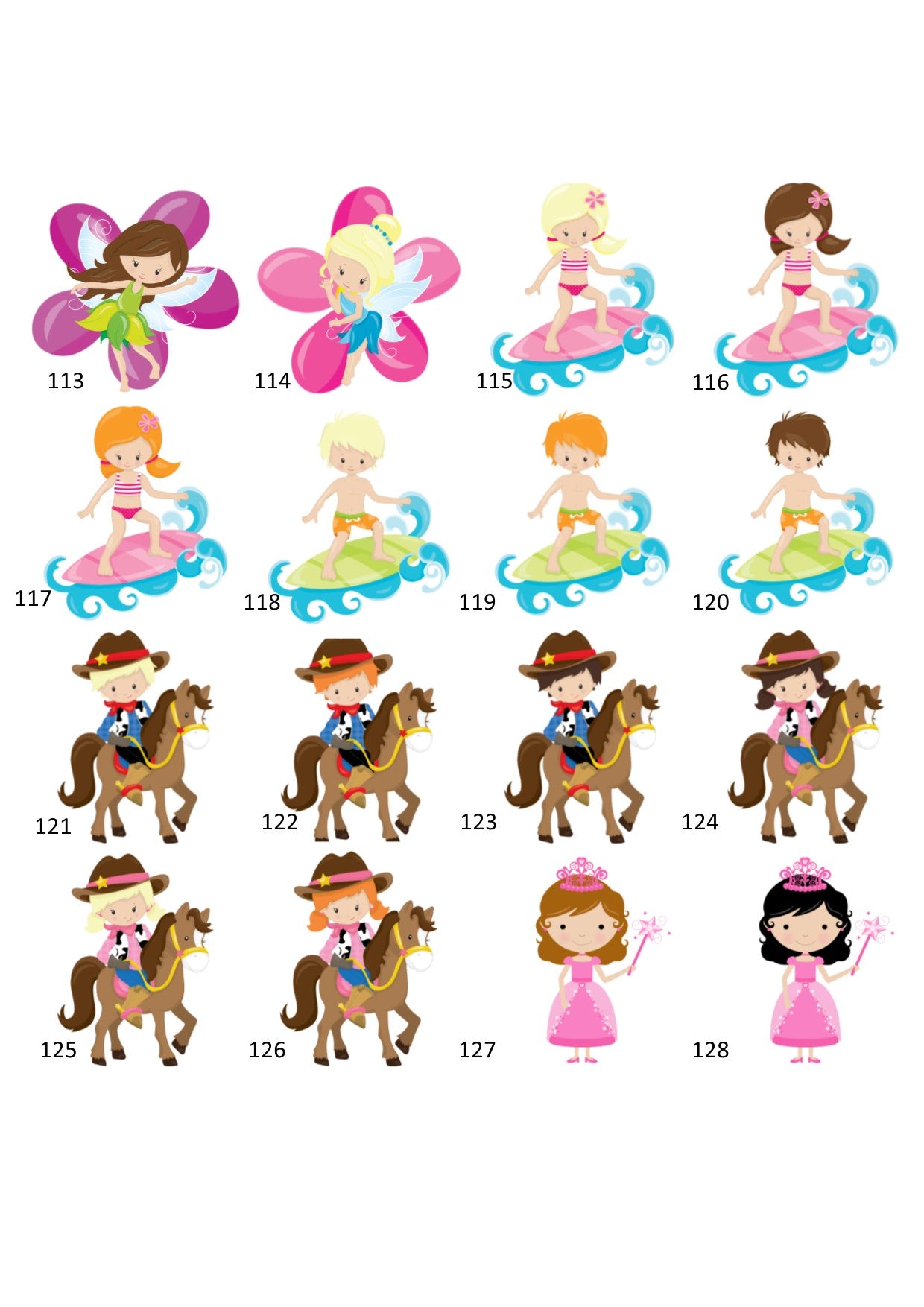 Set of 3 Personalised Bag Tags Plastic Round 6cm - 250+ Designs!