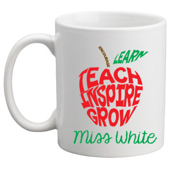 Teacher Mug - Apple Word